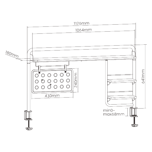 Alterzone Elevate Desk Organizer