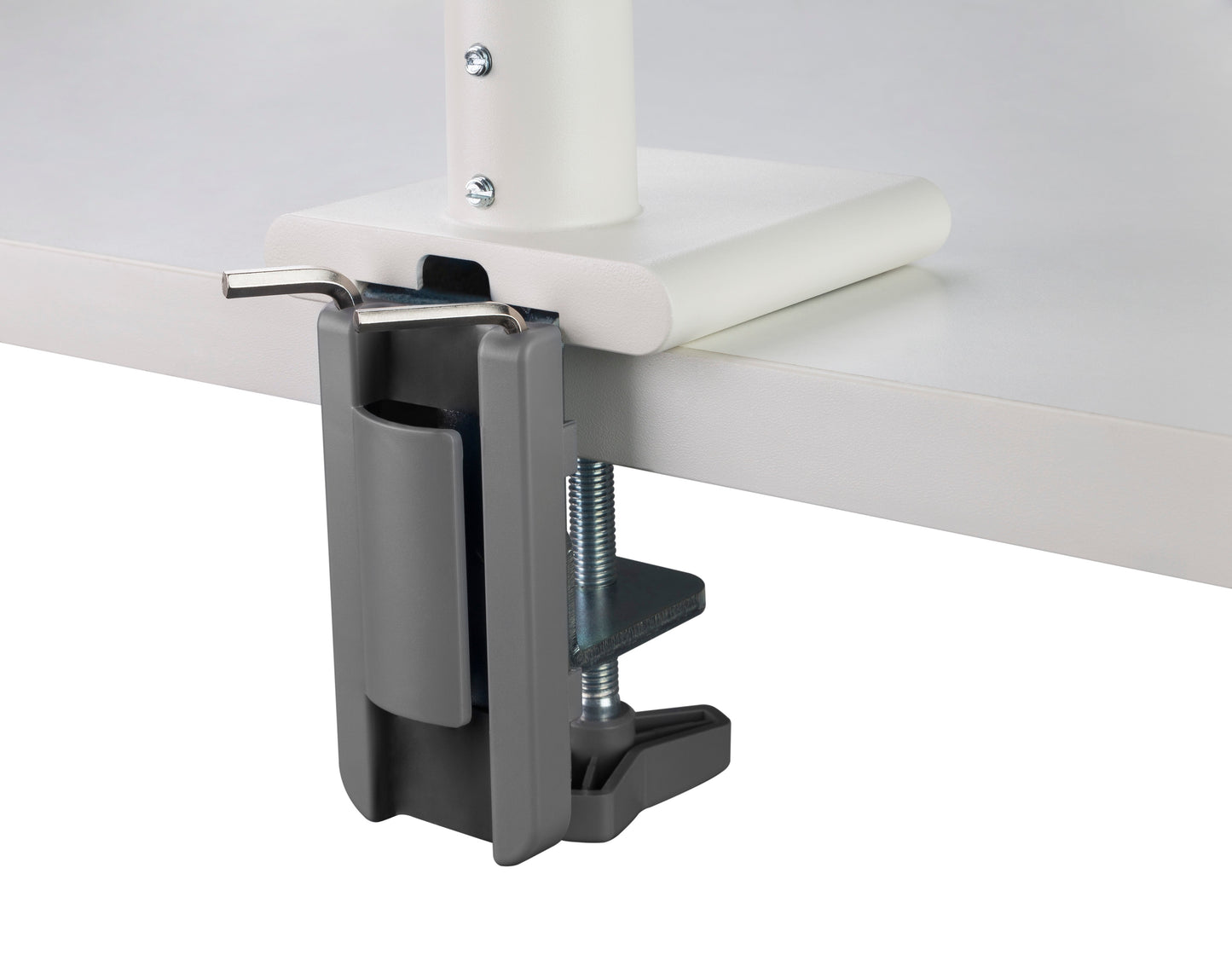 Alterzone Arm One Aluminum Monitor Arm, White