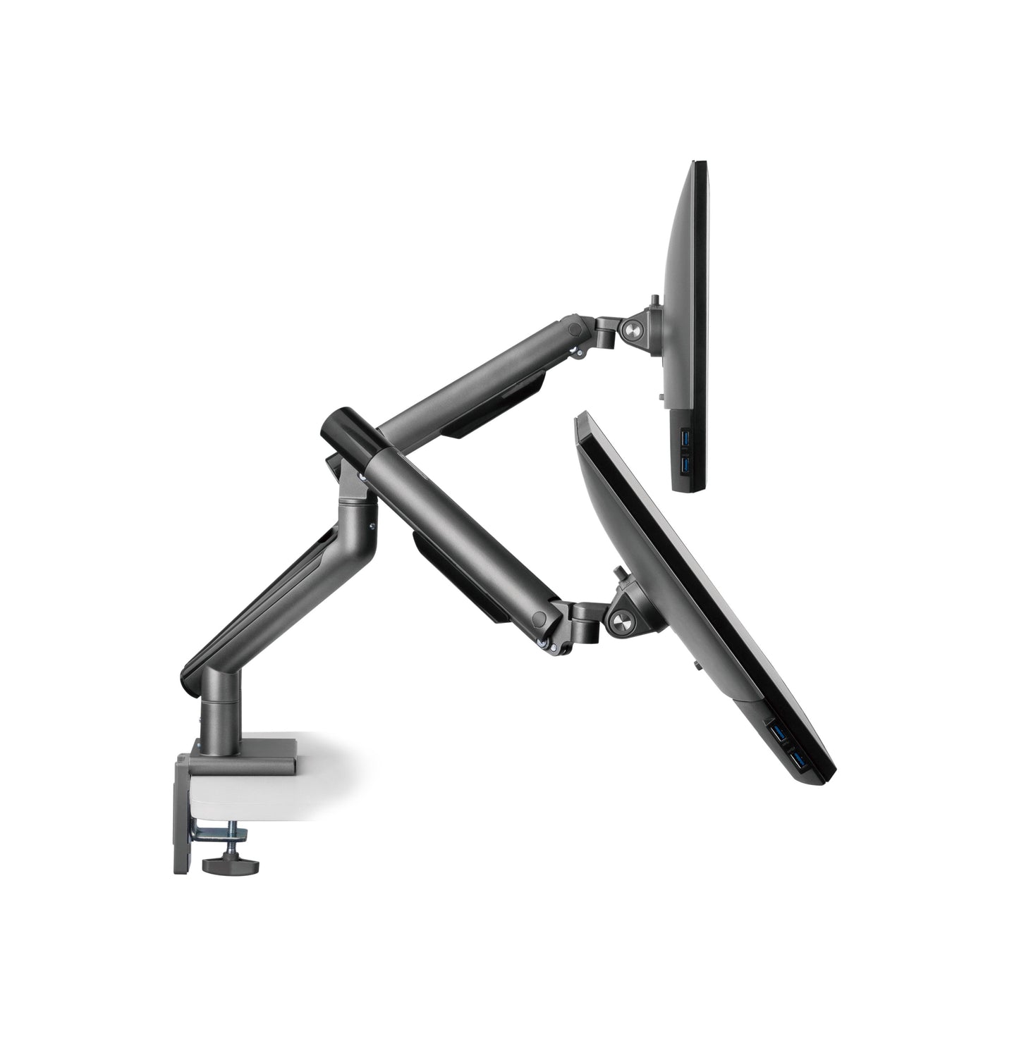 Alterzone Arm Duo Aluminum Monitor Arm, Space Gray