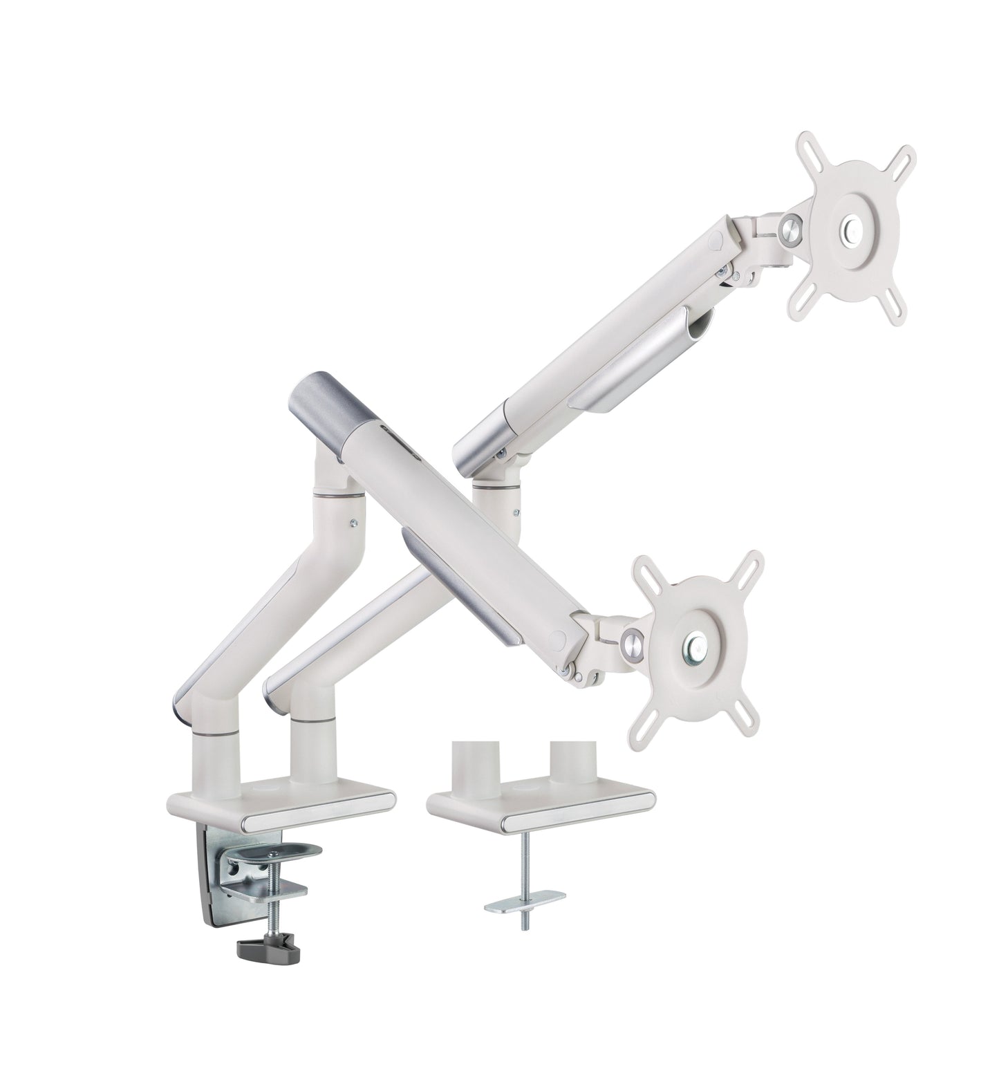 Alterzone Arm Duo Aluminum Monitor Arm, White