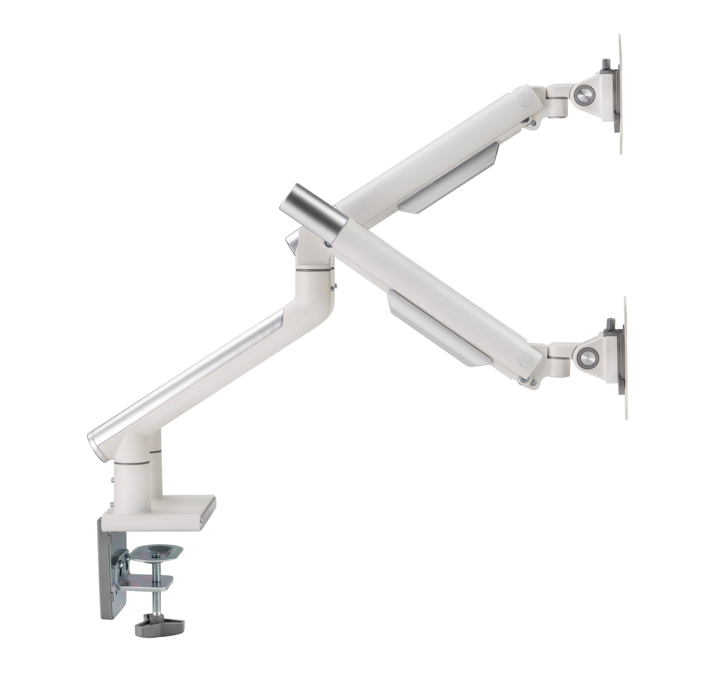 Alterzone Arm Duo Aluminum Monitor Arm, White
