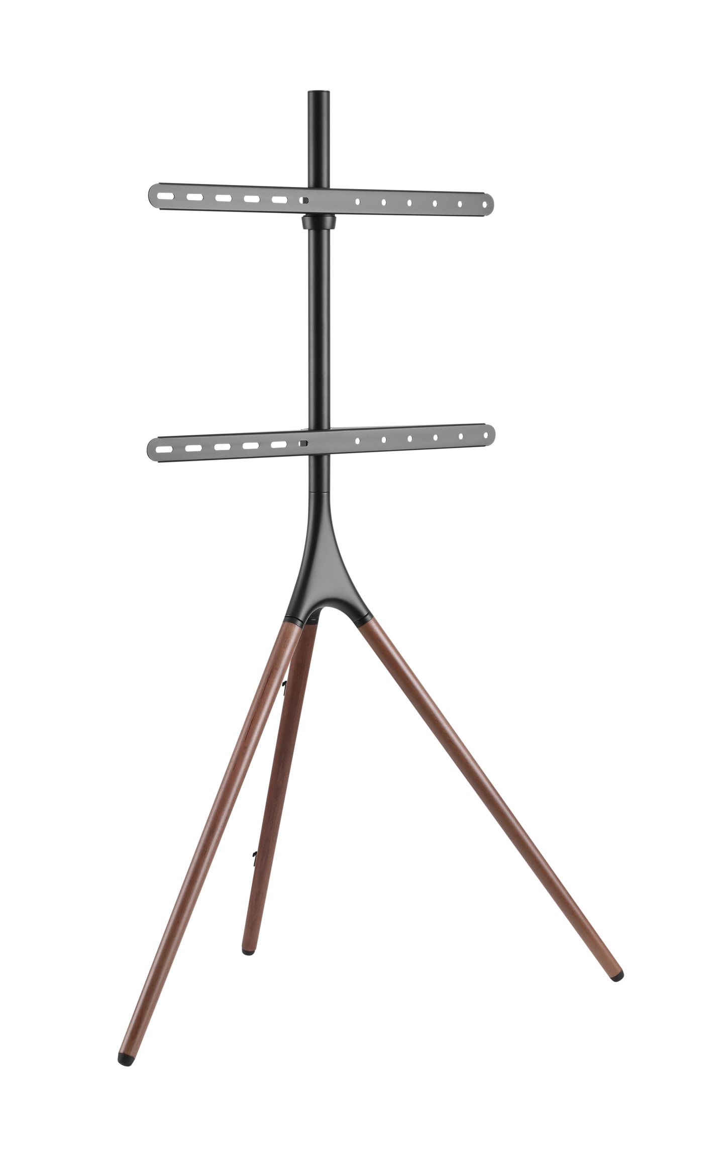 Alterzone Trio Easel TV Floor Stand for 45"-65" TVs, Walnut