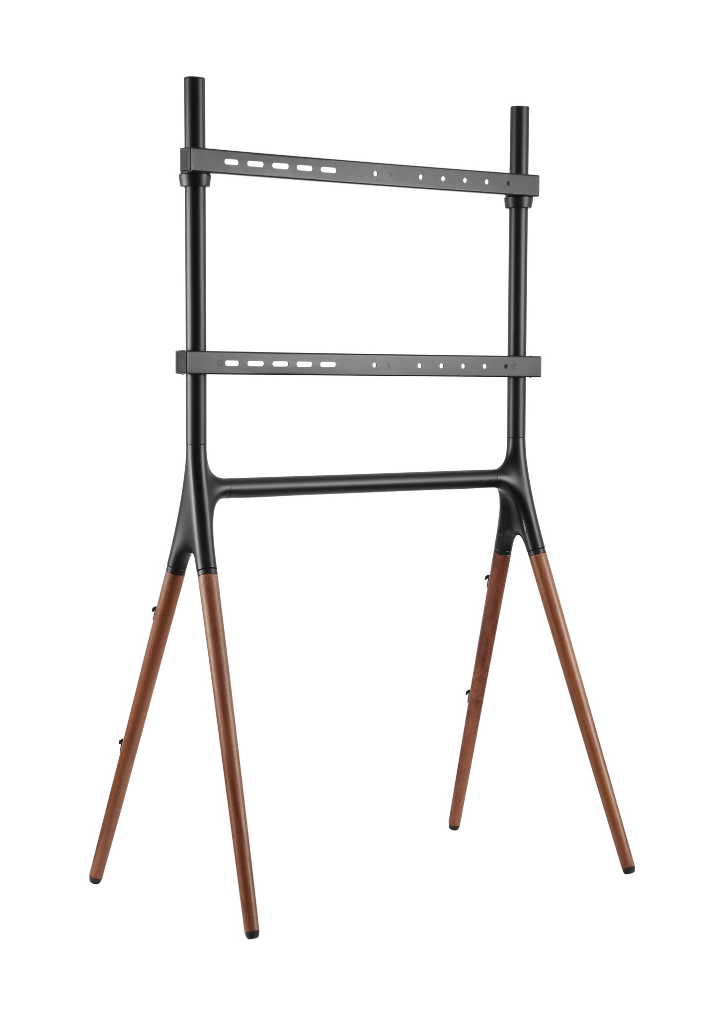Alterzone Quad TV Floor Stand for 49"-70" TV's, Walnut