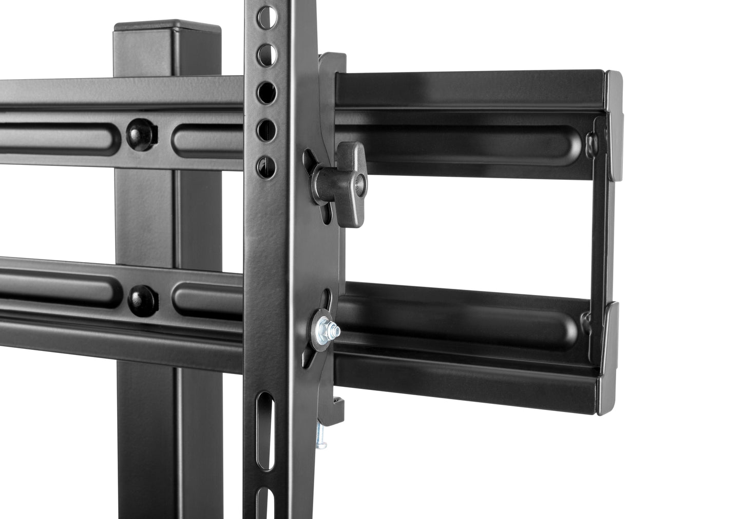 Alterzone Slim 7s TV Floor Stand with Shelf for 37"-70" TVs, Walnut