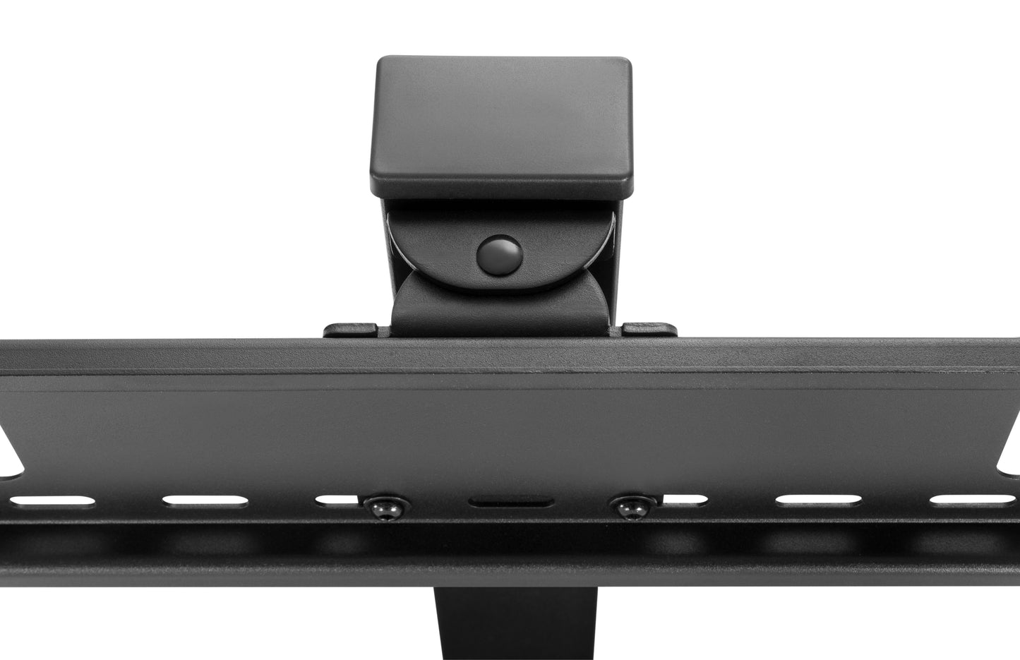Alterzone Slim 7g Compact TV Stand with Glass Base for 37"-70" TVs, Black