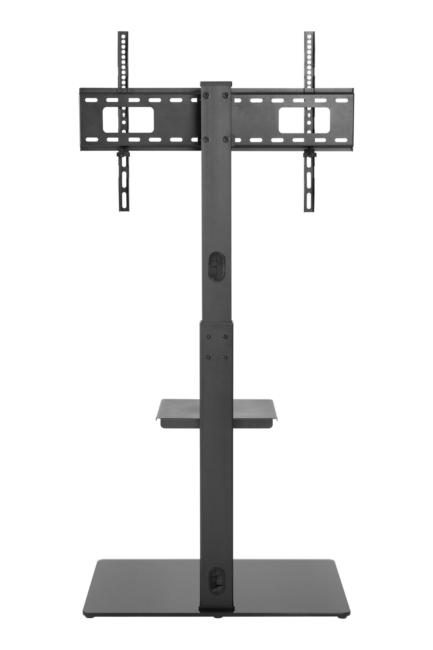 Alterzone Slim 7g TV Stand with Glass Base for 37"-70" TVs, Black