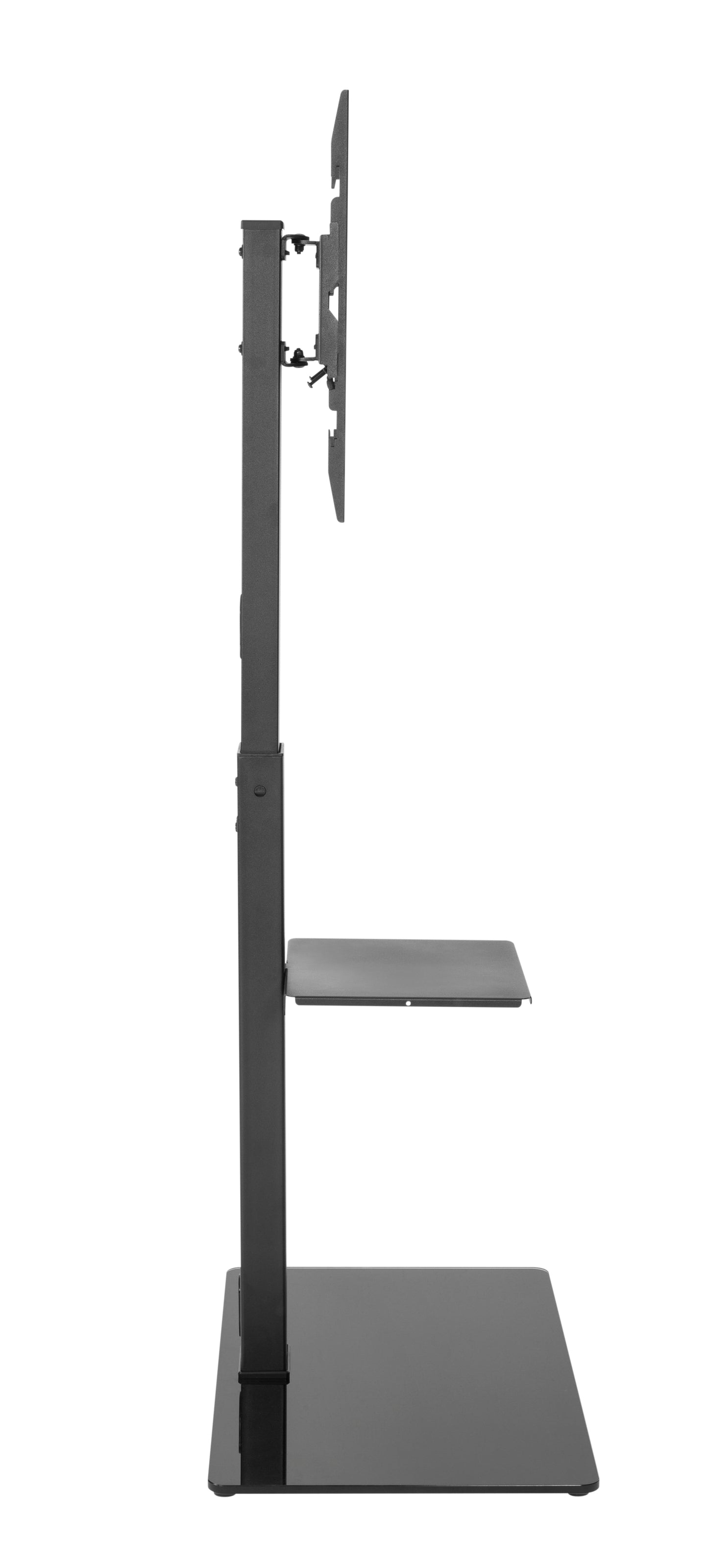 Alterzone Slim 7g TV Stand with Glass Base for 37"-70" TVs, Black