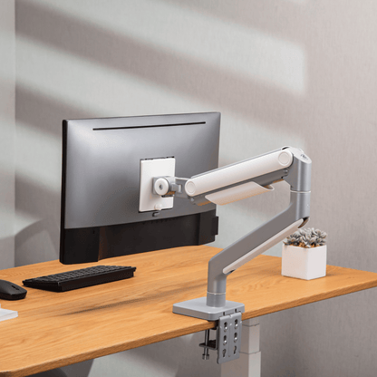 Alterzone Arm Momentum Heavy-duty Single Monitor Arm, Silver