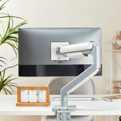 Alterzone Arm Momentum Heavy-duty Single Monitor Arm, Silver