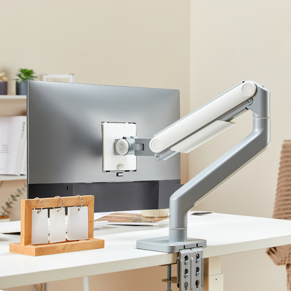 Alterzone Arm Momentum Heavy-duty Single Monitor Arm, Silver