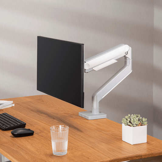 Alterzone Arm Momentum Heavy-duty monitorivarsi 17"-49" näytöille, hopea