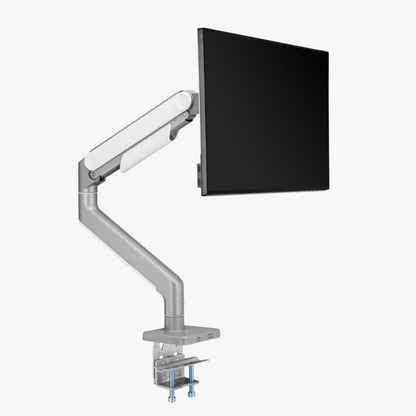 Alterzone Arm Momentum Heavy-duty Single Monitor Arm, Silver