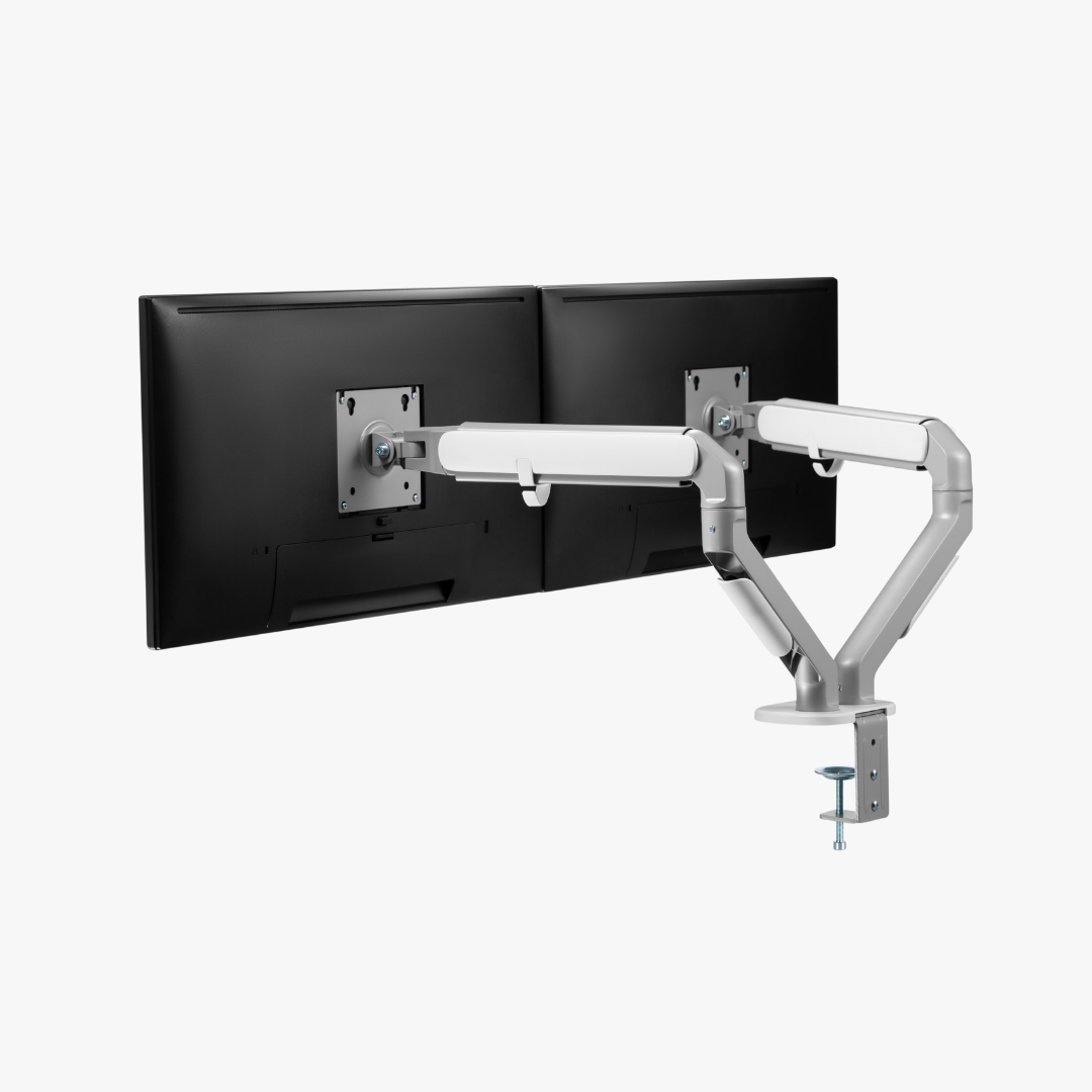 Alterzone Arm Chroma Duo Monitor Arm, White