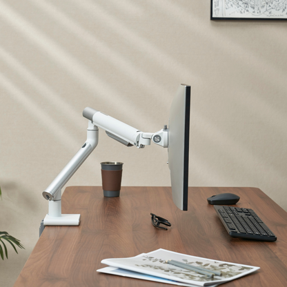 Alterzone Arm One Aluminum Monitor Arm, White