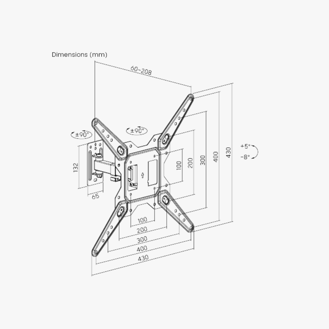 Alterzone Motion TV Wall Mount