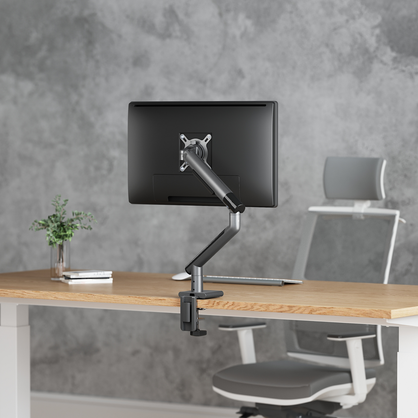 Alterzone Arm One Aluminum Monitor Arm, Space Gray