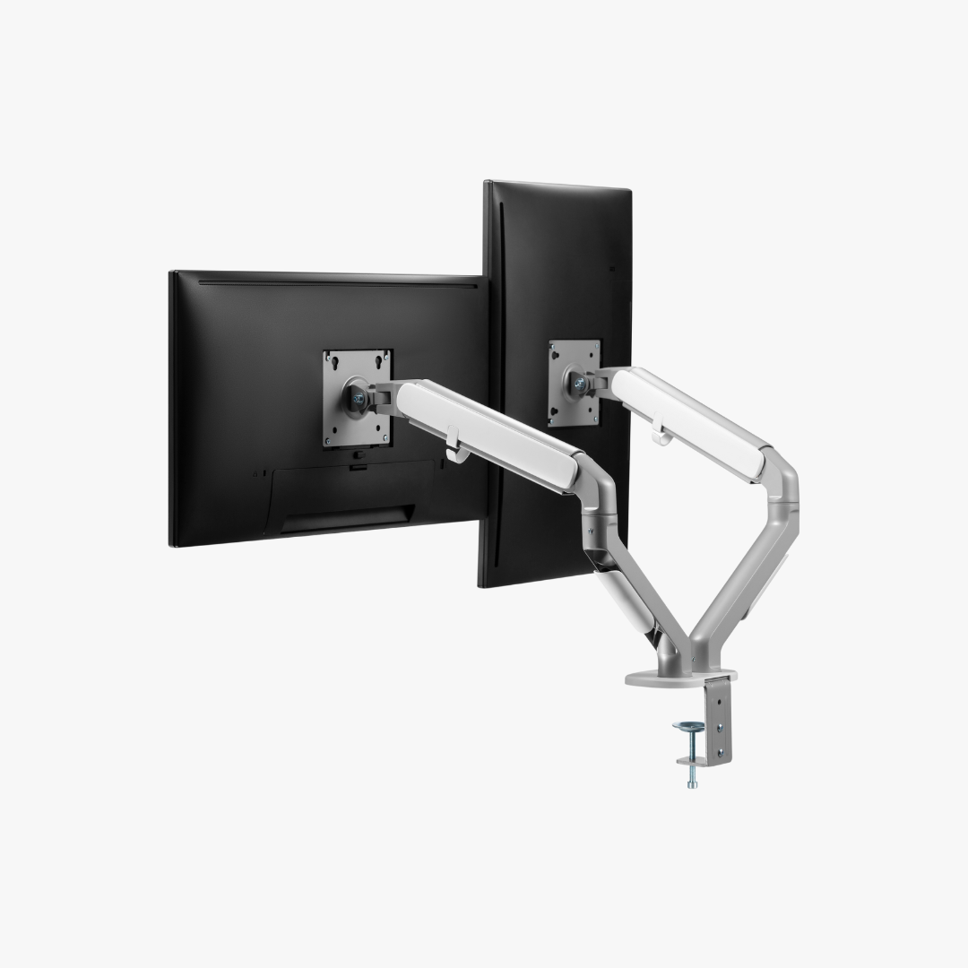 Alterzone Arm Chroma Duo Monitor Arm, White