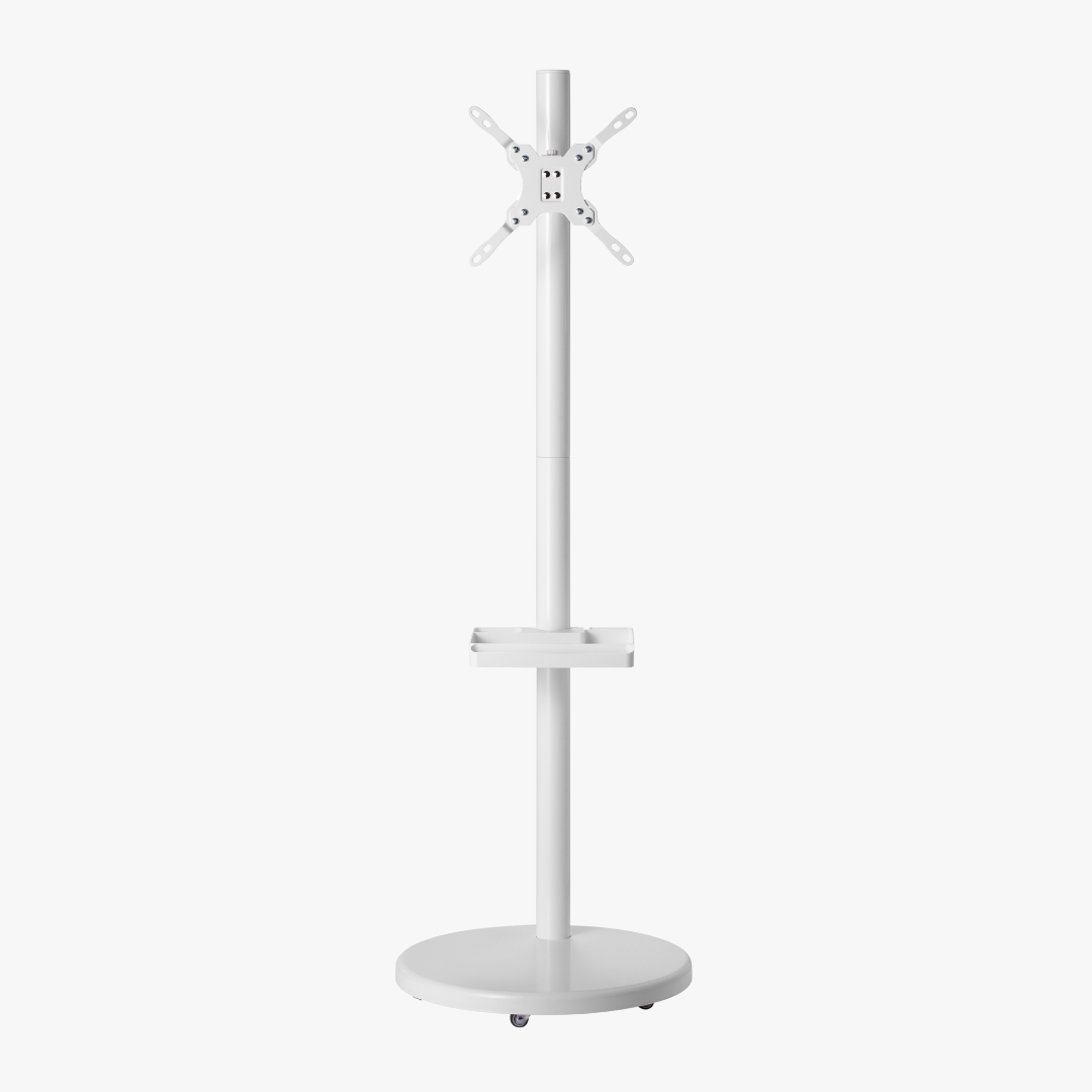 Alterzone Shift Monitor Floor Stand, White