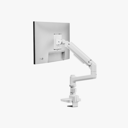 Alterzone Arm Luxe Heavy-duty Single Monitor Arm, White