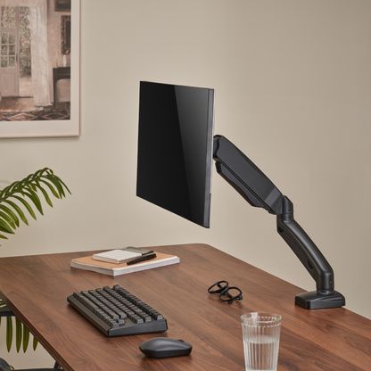 Alterzone Arm Shadow Single Monitor Arm, Black