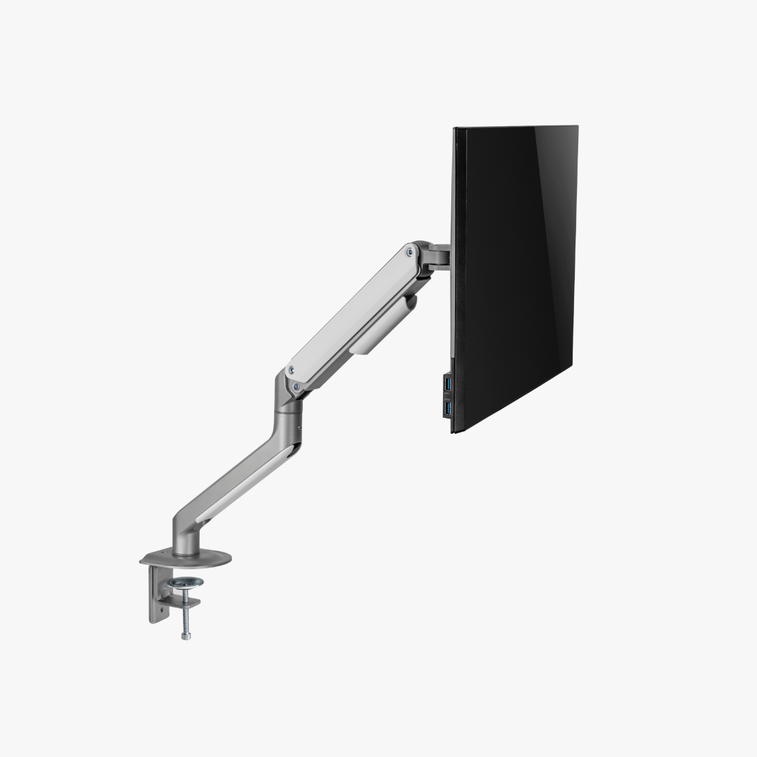 Alterzone Arm Lift Single Monitor Arm, White