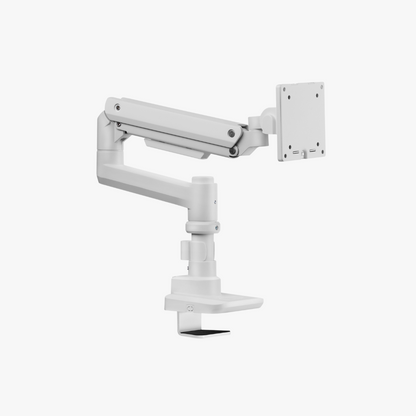 Alterzone Arm Luxe Heavy-duty Single Monitor Arm, White