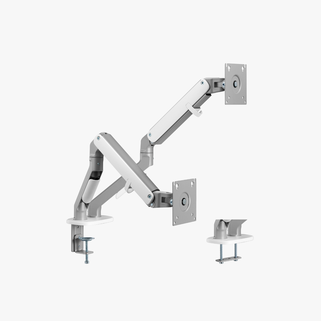 Alterzone Arm Chroma Duo Monitor Arm, White