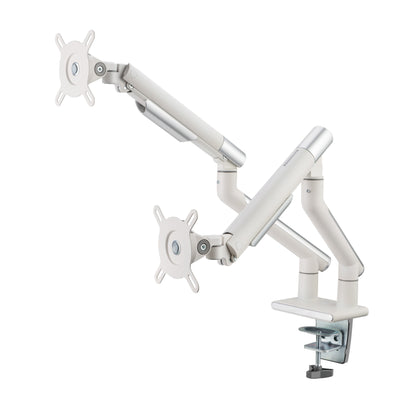 Alterzone Arm Duo Aluminum Monitor Arm, White 