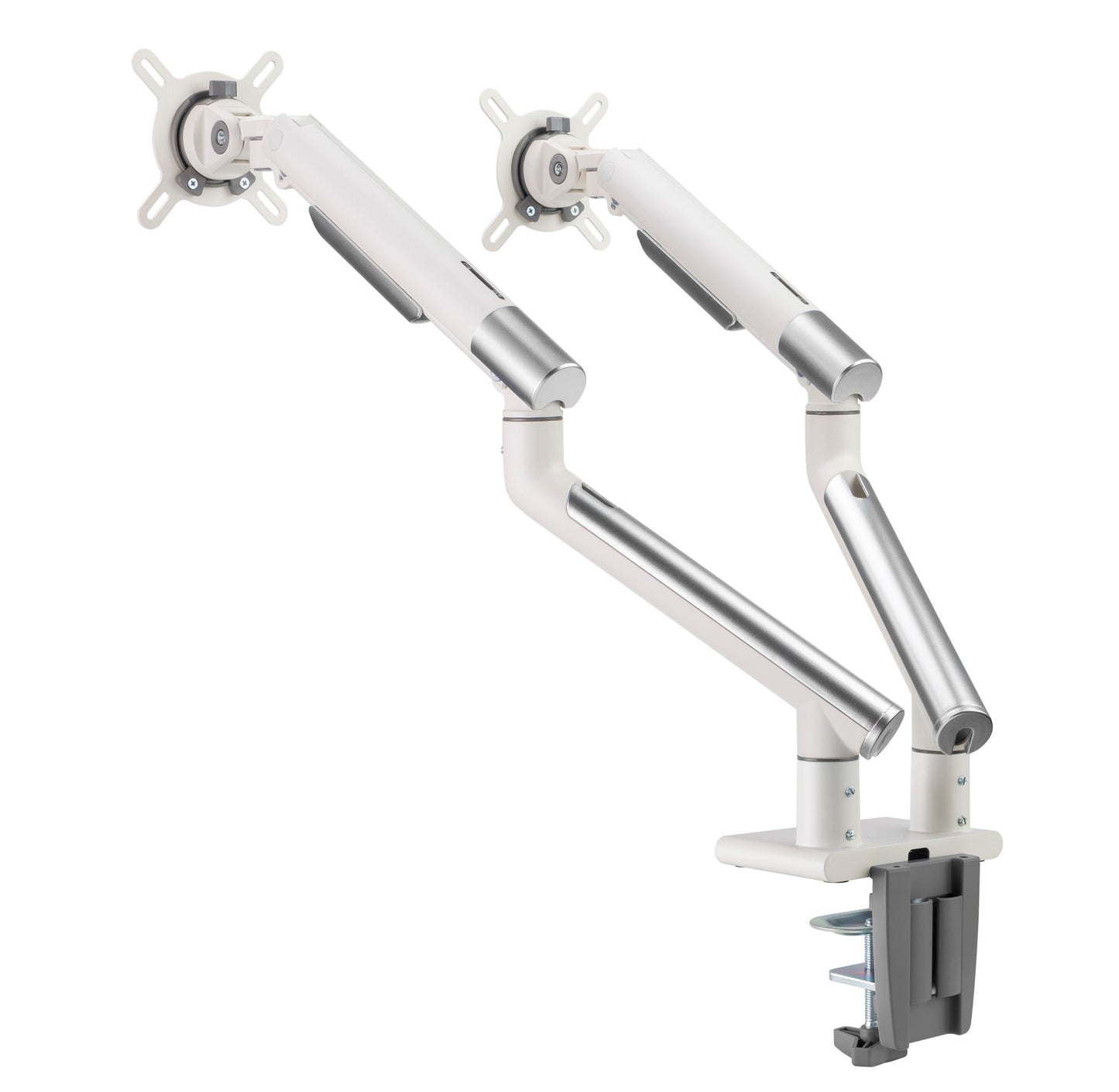 Alterzone Arm Duo Aluminum Monitor Arm, White 