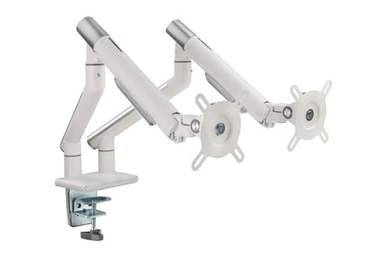 Alterzone Arm Duo Aluminum Monitor Arm, White 