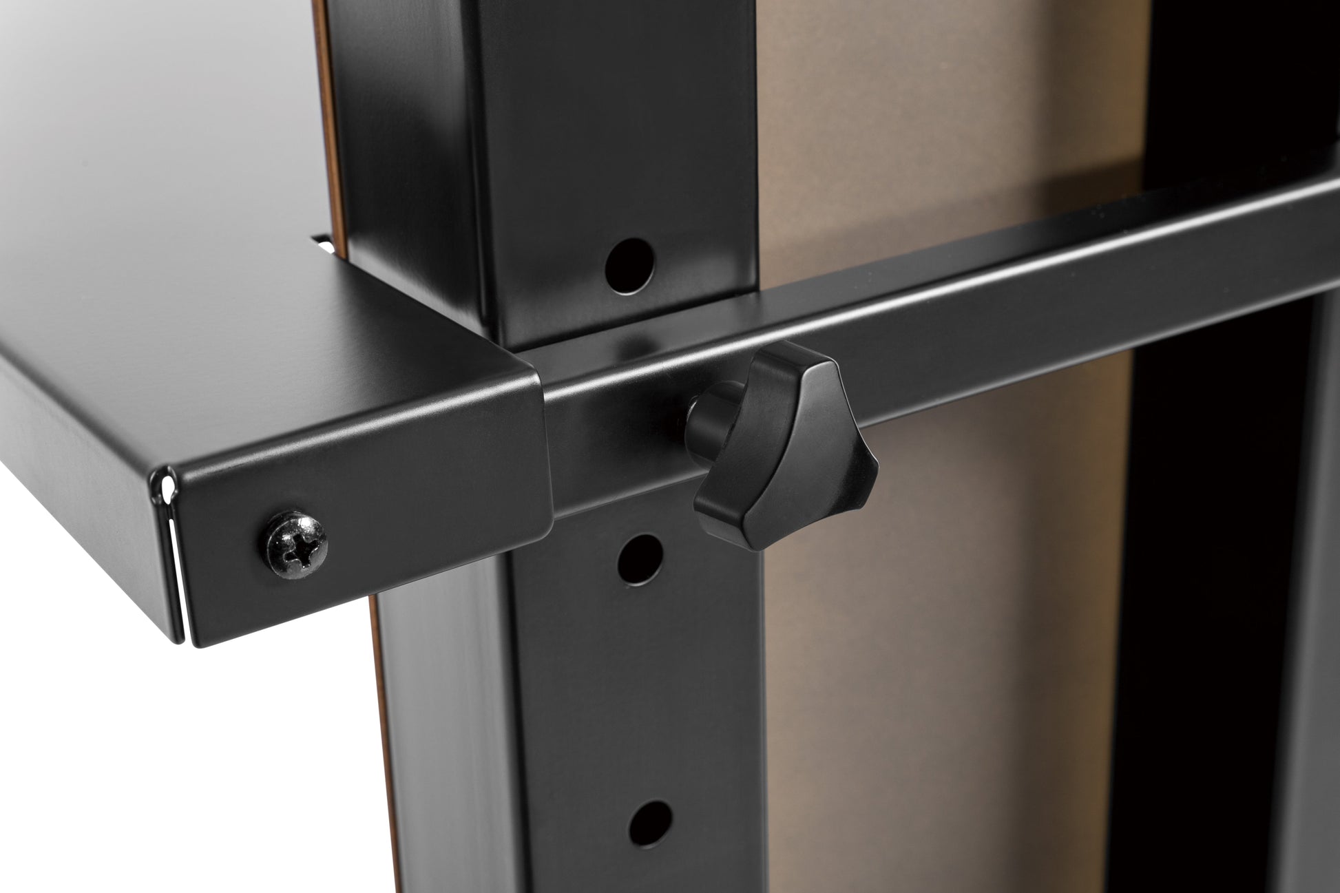 Alterzone Slim 7s TV Floor Stand with Shelf for 37"-70" TVs, Walnut 