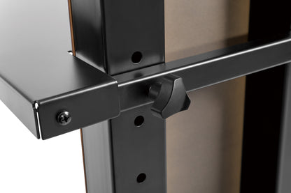 Alterzone Slim 7s TV Floor Stand with Shelf for 37"-70" TVs, Walnut 