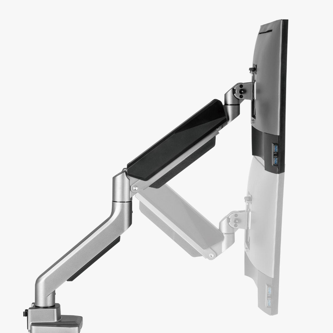 Alterzone Arm ADV Single Monitor Arm, Space Gray